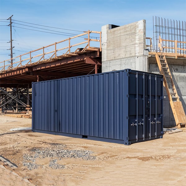 construction site storage containers can be rented on a short-term or long-term basis